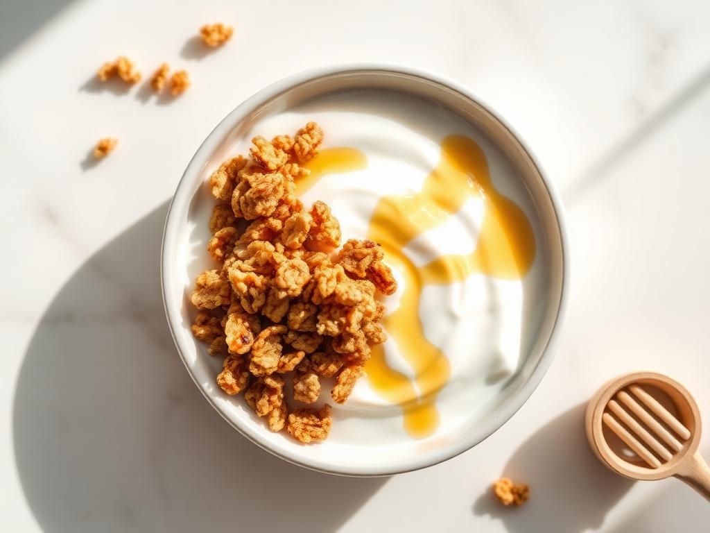 Bol yaourt, granola & miel